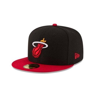 Sapca New Era Miami Heat NBA 2Tone 59FIFTY Fitted - Negrii